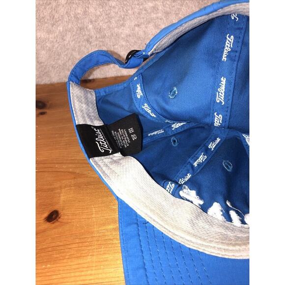 Titleist Woodland Hills CC Golf Hat Cap Blue Strapback Athletic MAGA - Picture 5 of 6